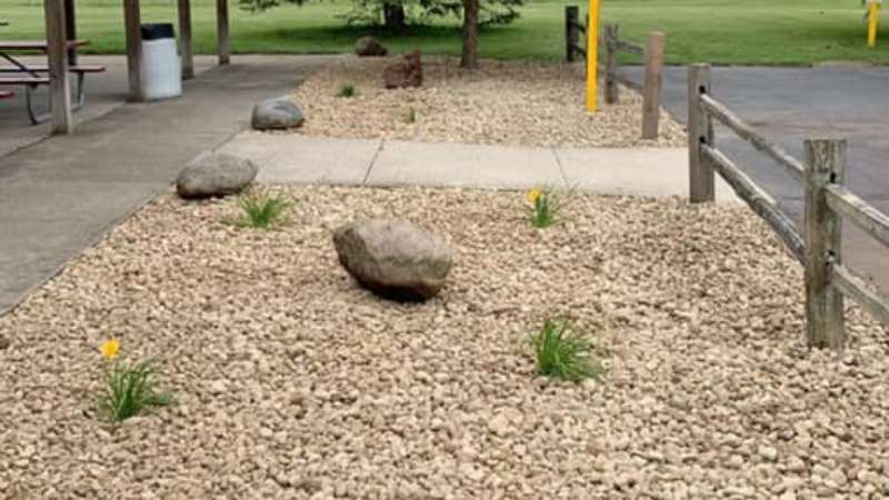 landscaping with rocks